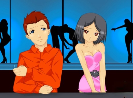 Animated gray haired transsexual gets her asshole stuffed by her best friend