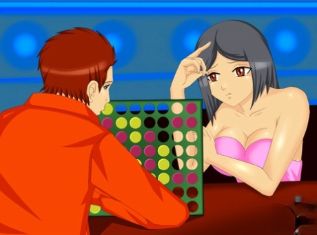 Animated gray haired transsexual gets her asshole stuffed by her best friend