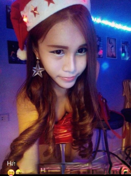 Young Asian shemale posing in her cute outfits in her compilation