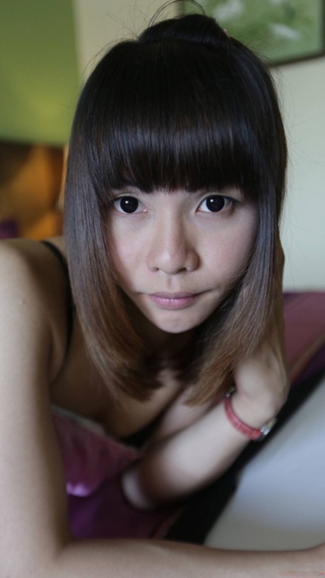 Gorgeous Asian shemale blows a dick and loses her virginity in POV
